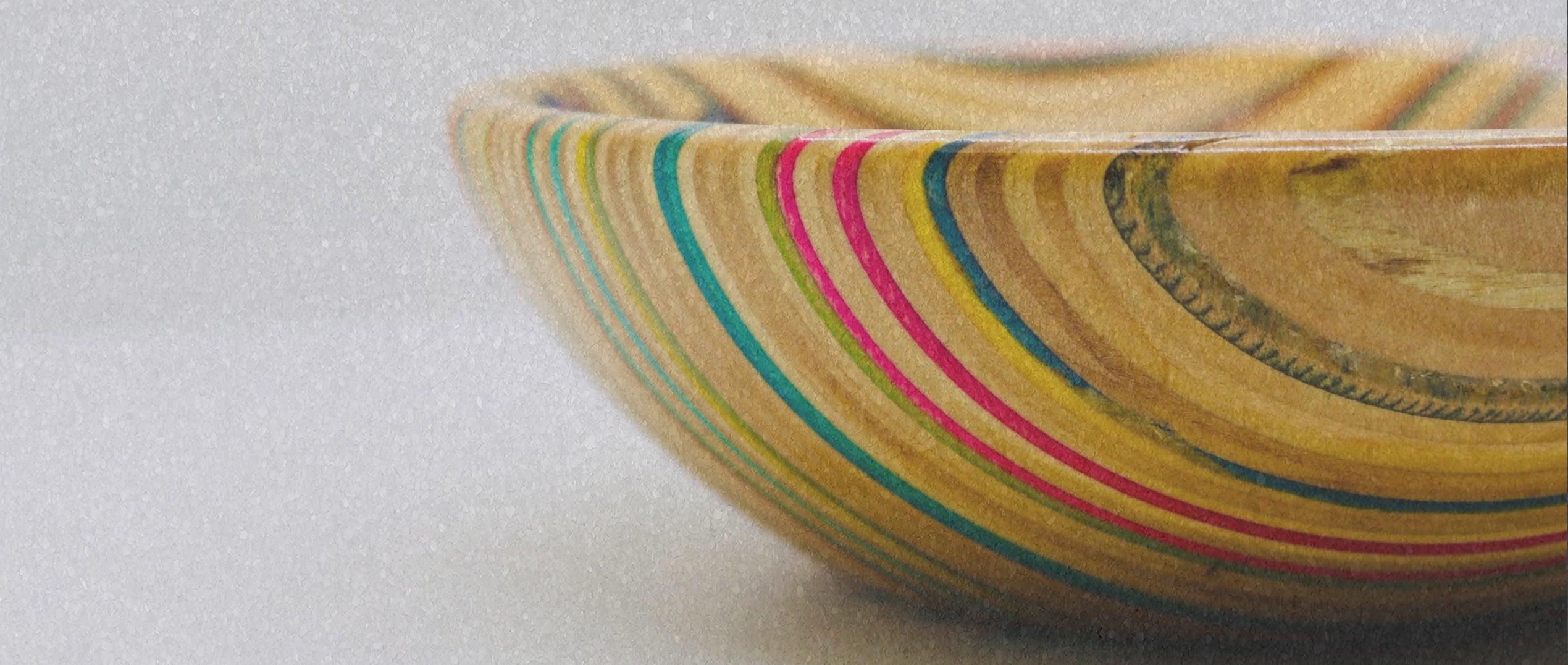 Large Recycled Skateboard Bowl