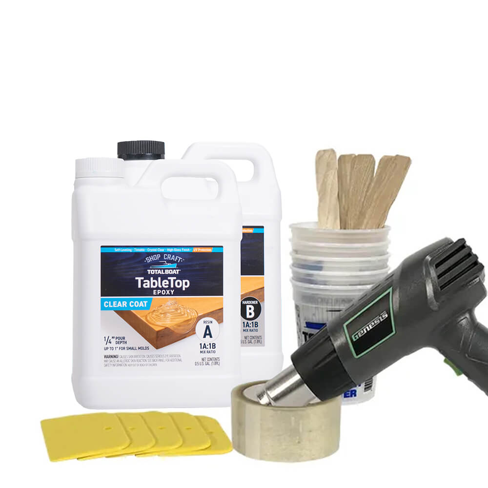 Clear Epoxy Bar Top & Table Top Project Kits