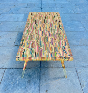 Recycled Skateboards and Epoxy Coffee Table PREORDER