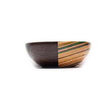Load image into Gallery viewer, Recycled Skateboard and Black Walnut Bowl