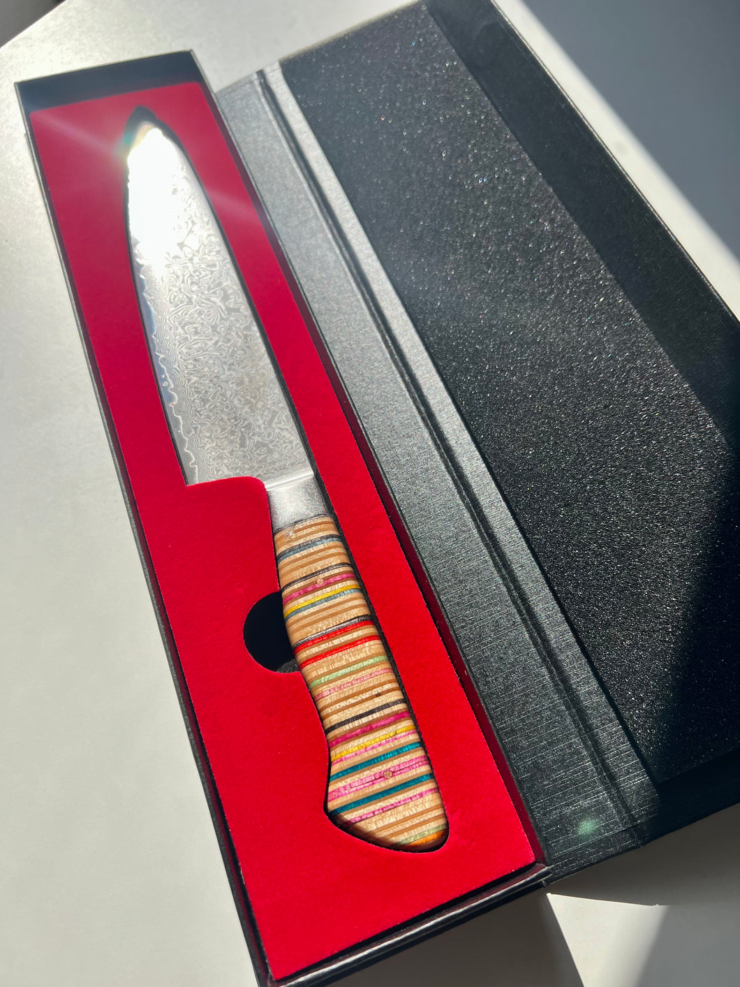 Recycled Skateboard Chef’s Knife