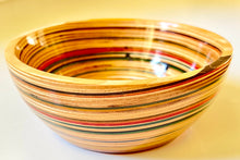 Load image into Gallery viewer, Large Bowl made from recycled skateboards