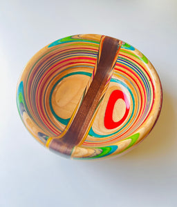 Recycled skateboard bowl