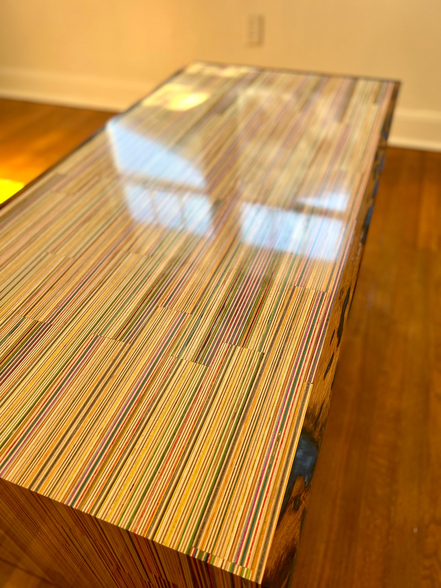 Recycled Skateboard Coffee Table