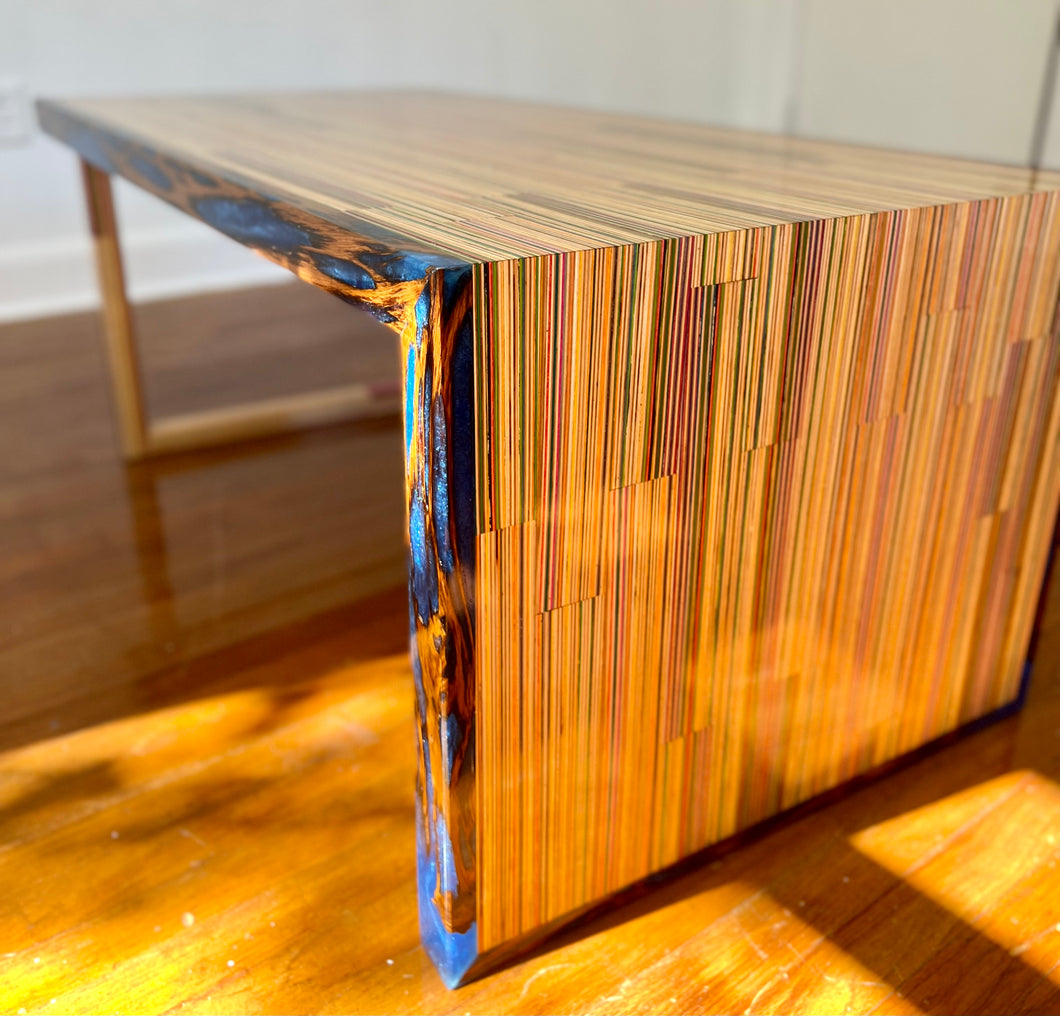 Recycled Skateboard Coffee Table
