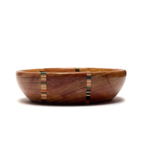 Recycled skateboard and sinker cypress bowl