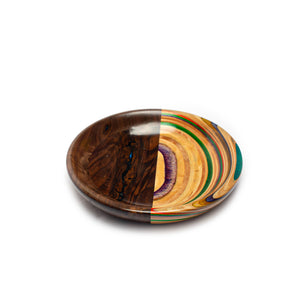 Recycled Skateboards and Black Walnut Bowl